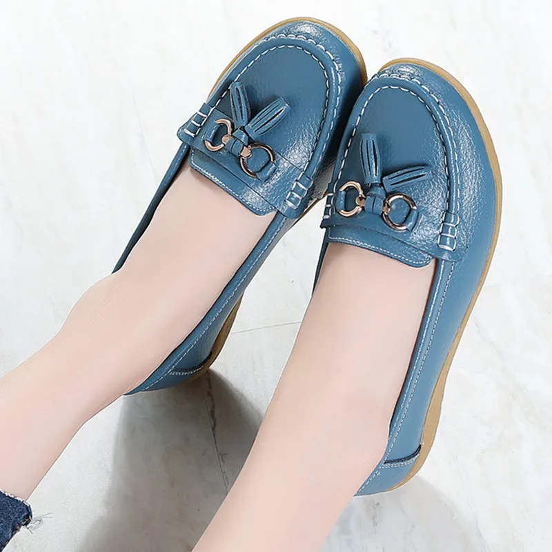 

Sneaker Woman Shoes Loafers Women Sport Sneaker Comfortable Walking Shoes Solid Lightweight Leather Women Flats Zapatos De Mujer