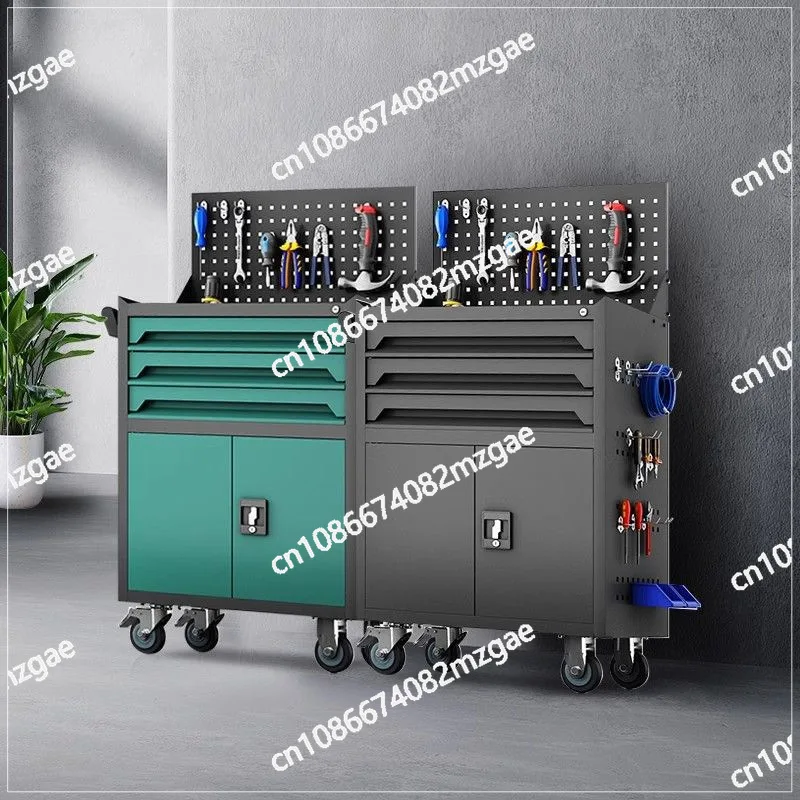 

Тележка для инструментов для авторемонта, ящик, ремонт оборудования, толкатель, многофункциональный мобильный тяжелый шкаф для инструментов, для мастерской самосвала
