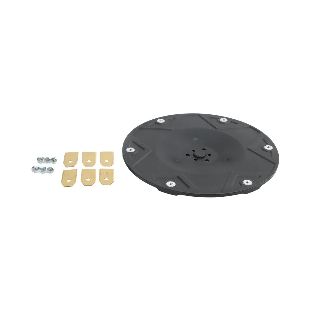 Robotic for Lawn Mower Cutting Disc Plate With 6 Titanium for blades And Screws, Compatible With for dreame A1 A1 Pro for a2 And