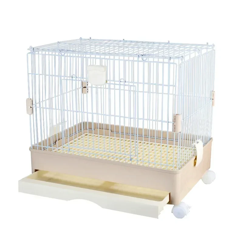 Wholesale High Quality Cheap Rabbit Cage Large Size Iron Metal Villa Display Cage Rabbit Cat Hamster Pet Cage