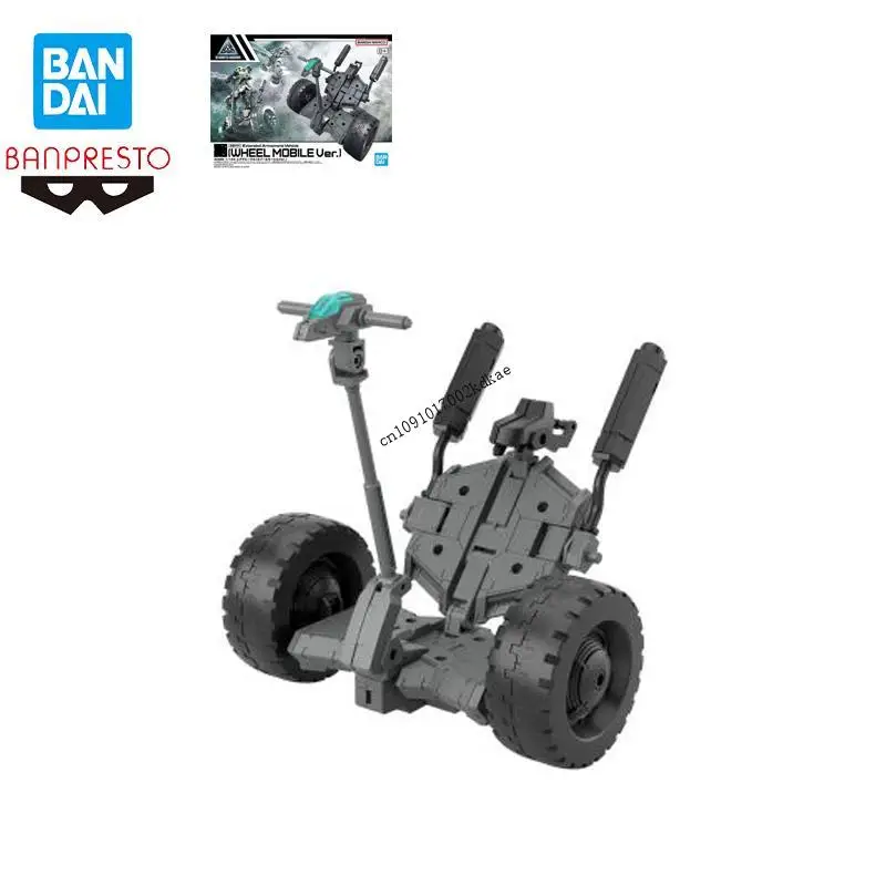 

In Stock Bandai Banpresto Original 30MM 1/144 Extended Armament Vehicle WHEEL MOBLE Ver Assembly Model Ornaments desktop Gift