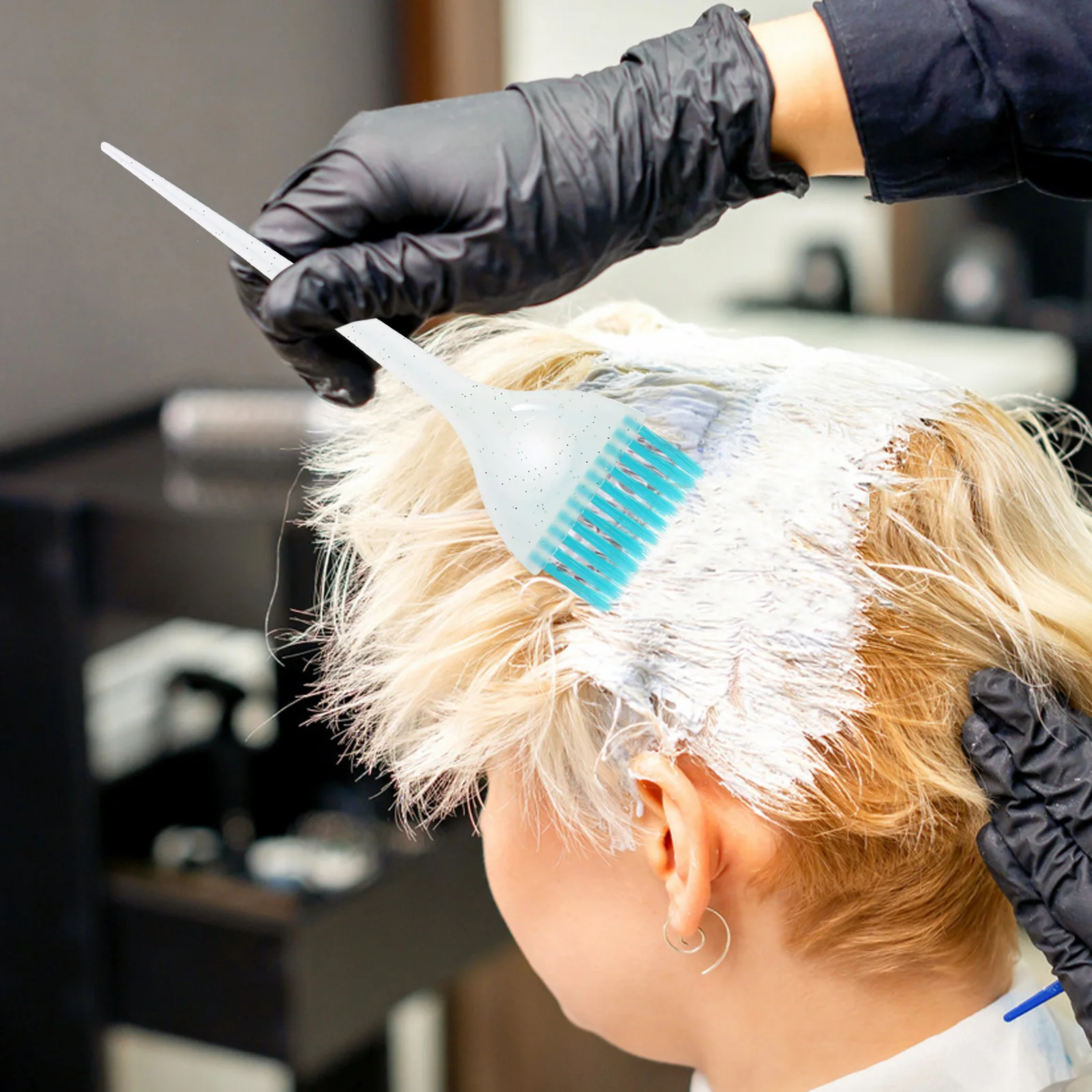 مجموعة واحدة من أدوات صبغ الشعر تتضمن أمشاط تنعيم وإثارة من الدرجة الاحترافية لتطبيق الألوان الموحدة في #3