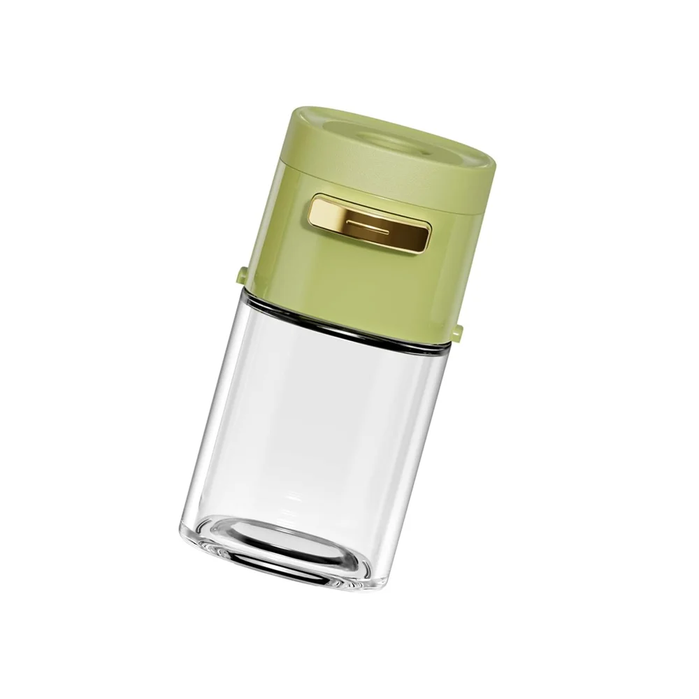 

Spice Jar Seasoning Jar Press Button Metering Salt Dustproof Moisture Proof Season Bottle for Store Spice Herbs Powder Pepper