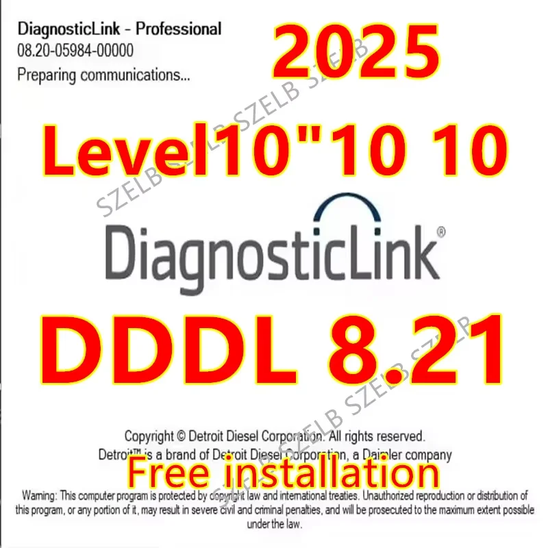 

Detroit Diesel Diagnostic Link DDDL 8.21 Professional Level 10+Troubleshooting+Free installation