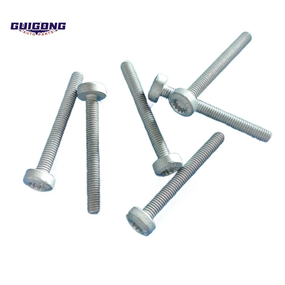 

GUIGONG M6x50 мм многоточечный винт с кнопкой класса 8,8 для VW Golf/Passat/Tiguan 2010-2024, болт крышки двигателя OEM N10609601
