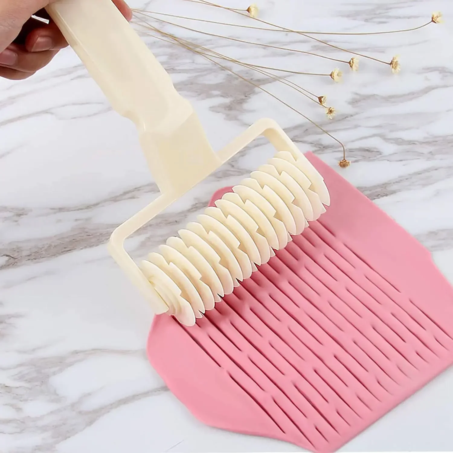 Plastic Lattice Roller Cutter Dough Cutter Pie Pizza Cookies Pull Mesh Wheel Knife Baking Pastry Tools Kitchen Accessories