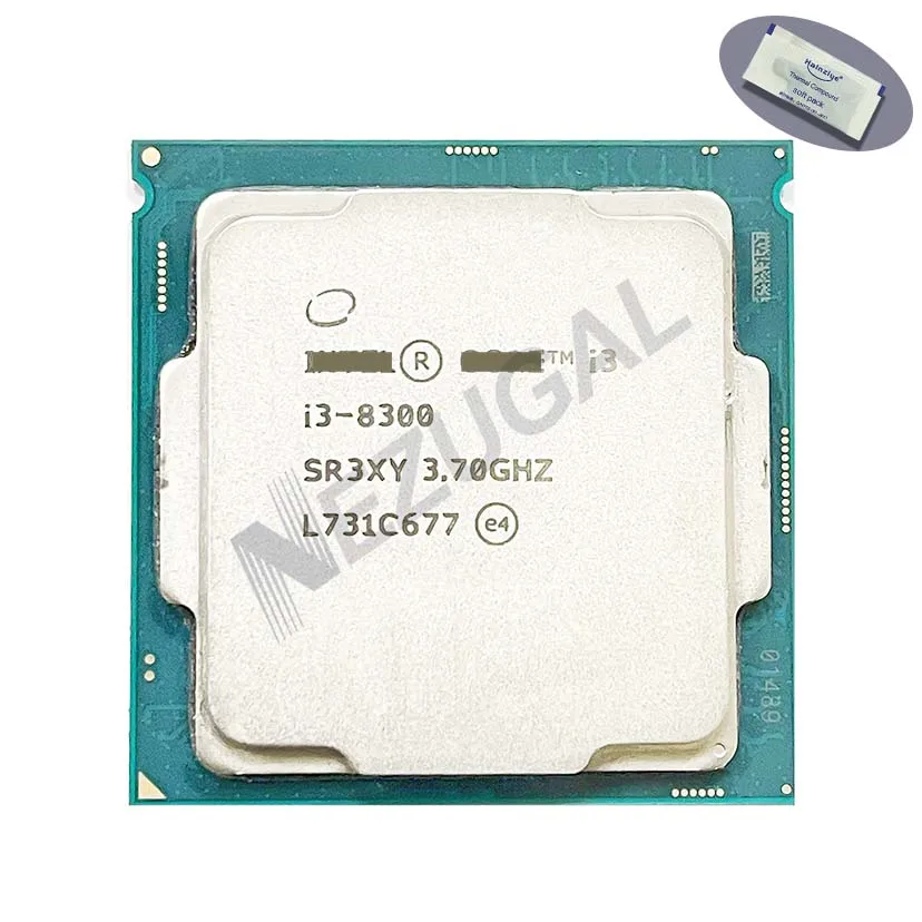 

I3-8300 I3 8300 SR3XY 3.7 Ghz Quad Core 8M 62W LGA1151 CPU processor