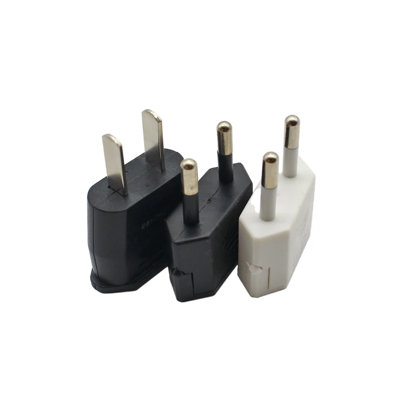 American China To EU Europe Travel Power Adapter 2 pin US To EU Plug Adapter