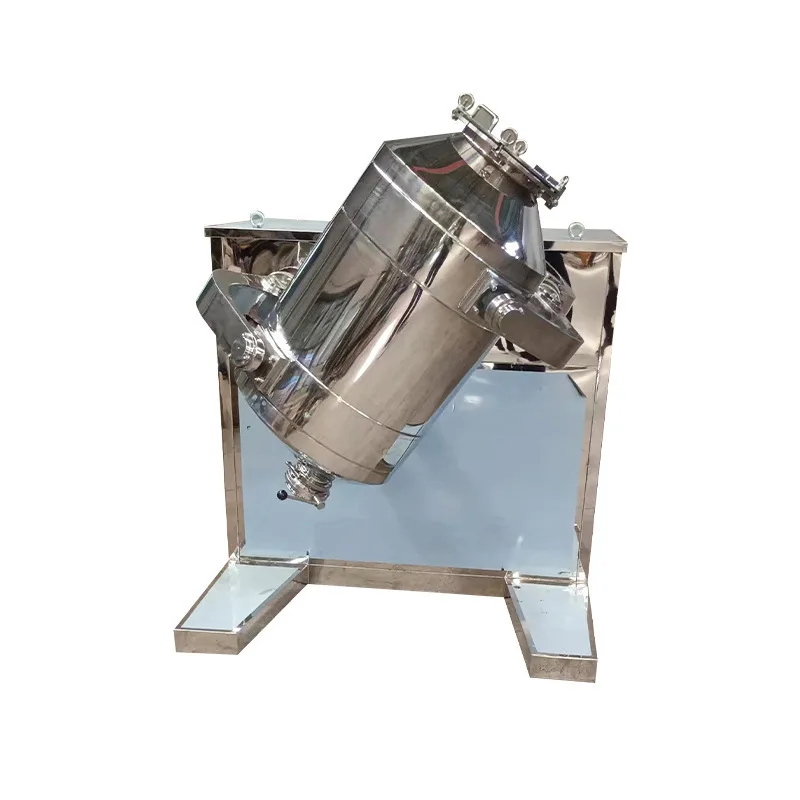 Modern Design Stainless Steel Granules Mixing Machine Industrial Powder Blender 3D Mixer