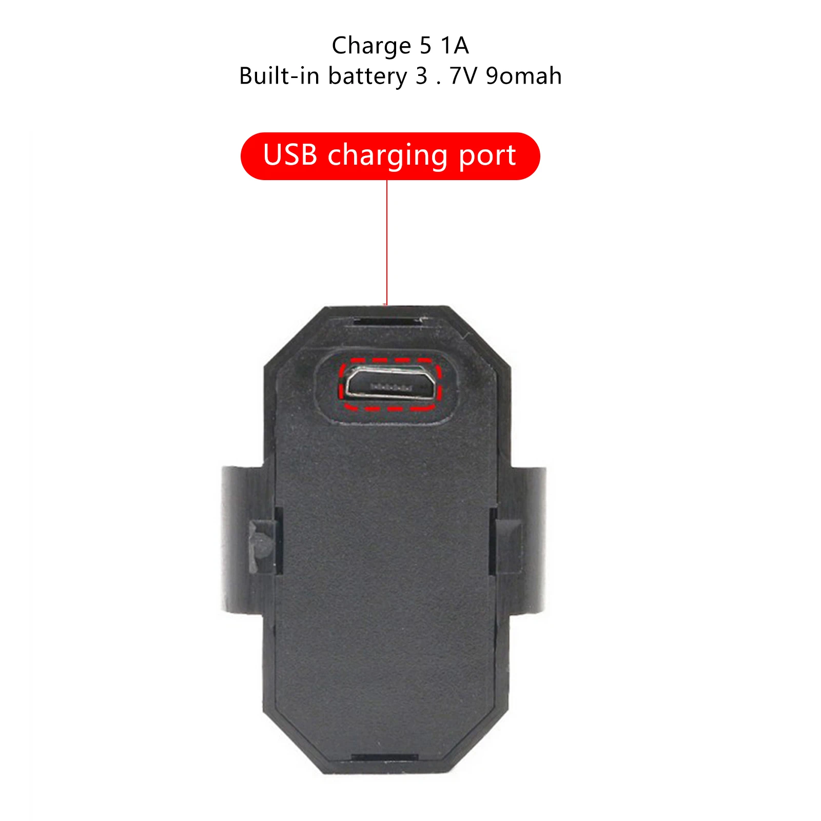 العالمي 7 ألوان الطائرة بدون طيار ضوء إحترافي للدراجات النارية دراجة الطائرة بدون طيار سكوتر USB LED المضادة للتصادم LED ضوء تحذير وامض