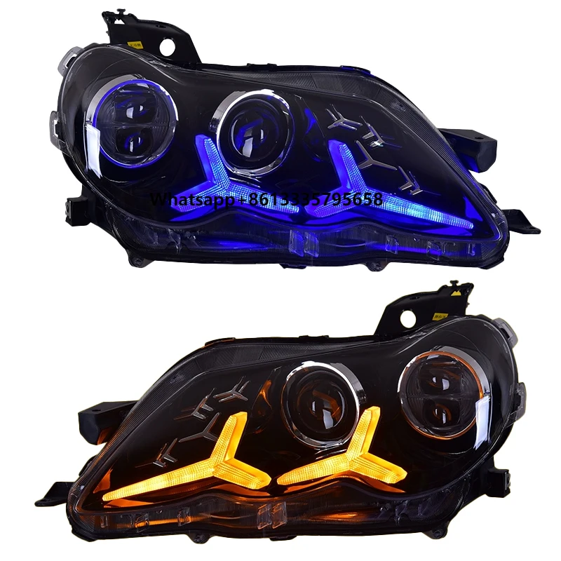 

For Reiz Mark X Led Light Plug and Play Head Lamp 2005 2006 2009 Front Lamp Headlights Daytime Running Lights Head Light
