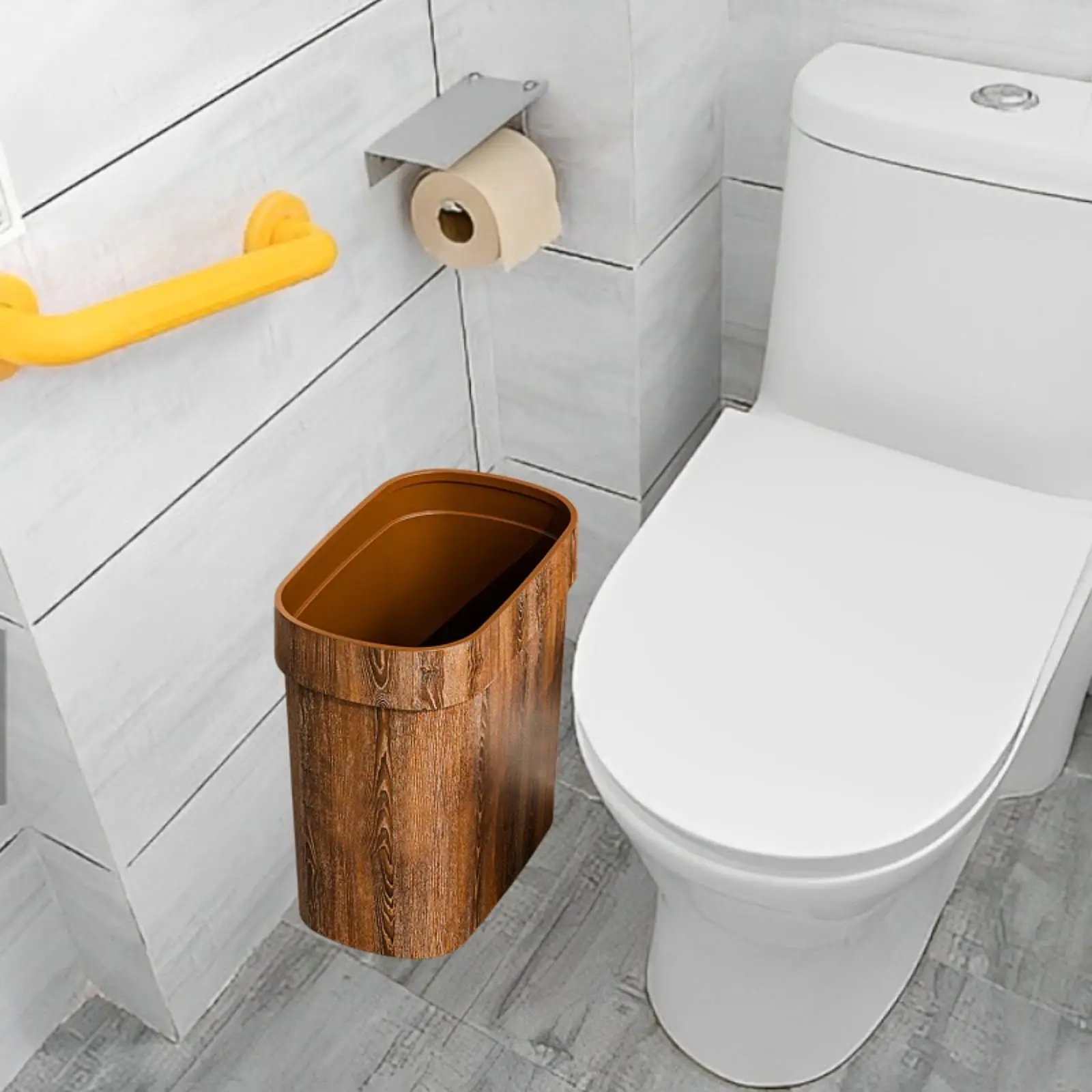 

Тонкое мусорное ведро, современный контейнер для мусора, корзина для мусора с открытым верхом, урна для дома, гостиной, кухни, офиса