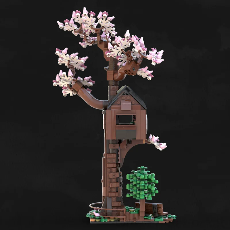 Blocs de construction de maison dans les arbres MOC, 658 pièces, modèle pour adolescent, idée créative, brique éducative, jouet de noël pour enfants, cadeau