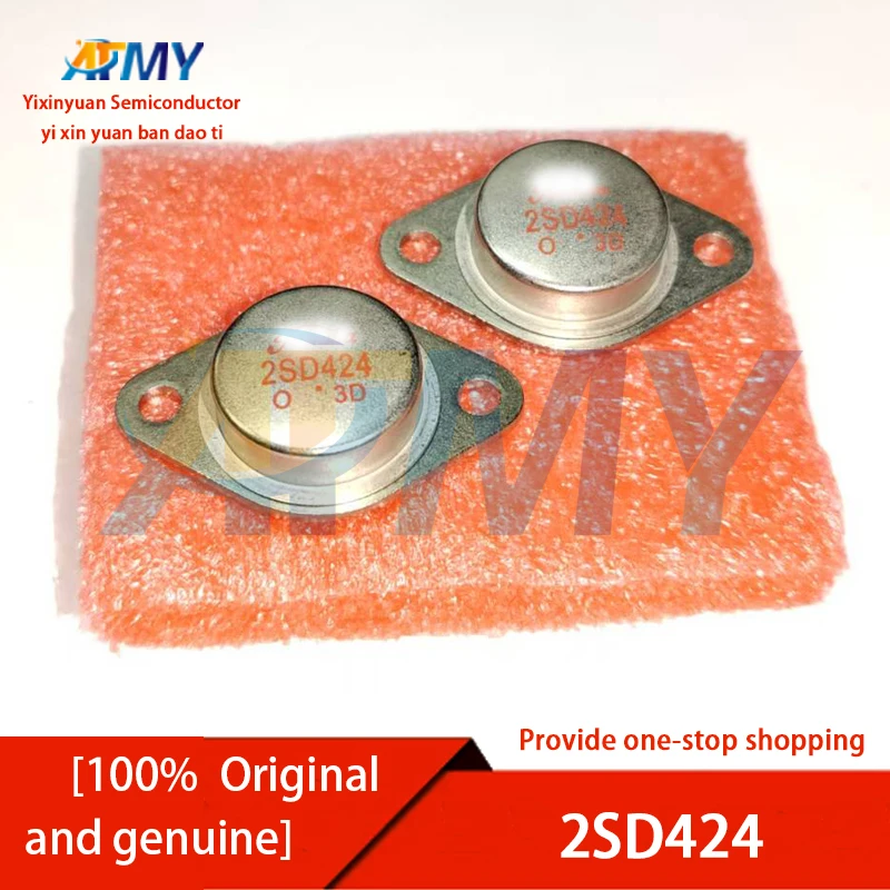

2SD424 2SB554 Высококачественные аудиопары транзисторов с позолотой TO-3