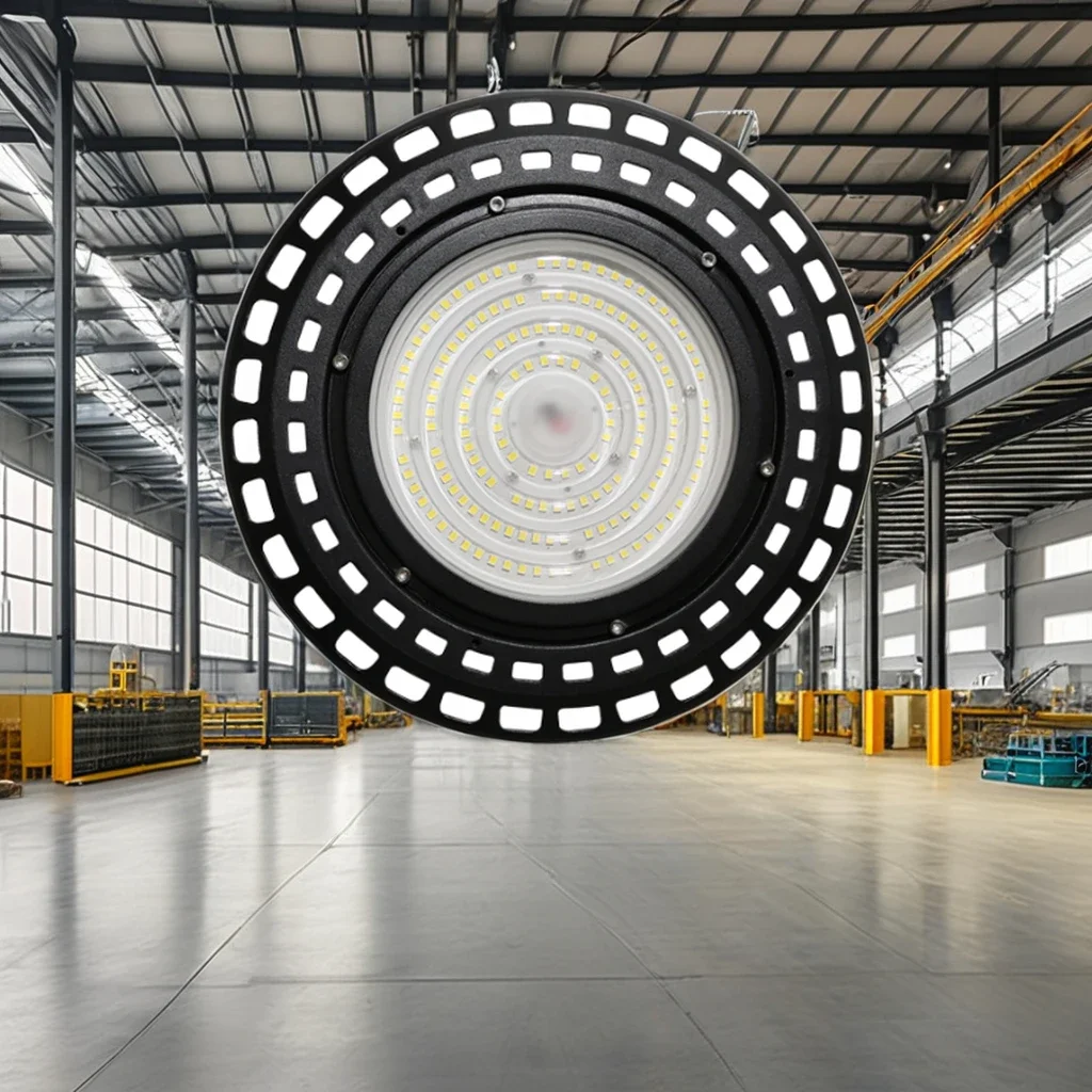 High Brightness 160LMW SMD LED High Bay Light 5000K Aluminum Indoor/Outdoor 100 Watt Factory Warehouse Workshop 0-10V Dimmable