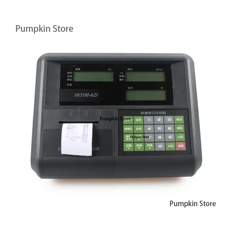 3190-A23P Three Windows  LCD Pricing Instrument built-in Micro Printer ,RS232 Type ,can Be Connected To Large Screen