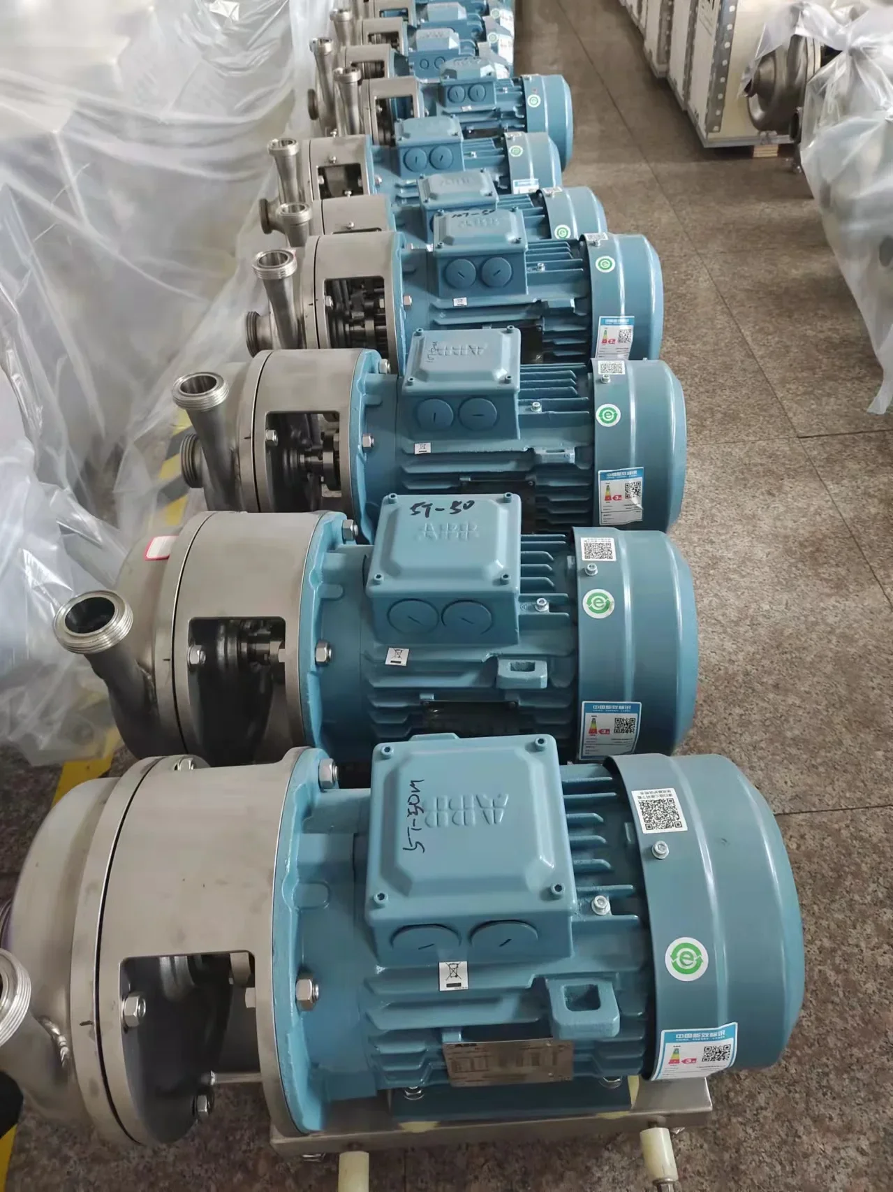 Factory Price ABB Motor Centrifugal Pump For Milk Juice Yogurt