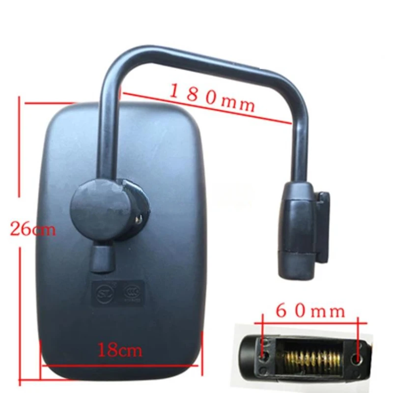 

For KOBELCO SK SANY SY DOOSAN DH DX HITACHI ZX HYUNDAI VOLVO EC Excavator Mirror Reversing Rearview Mirror Excavator Accessories