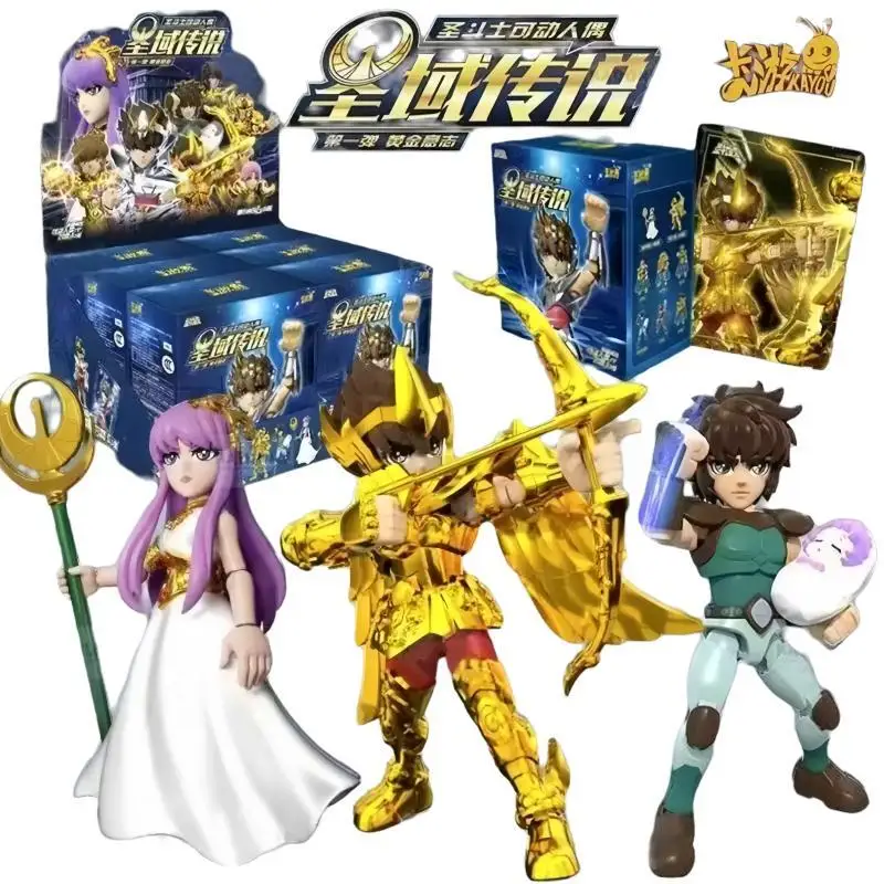 

Genuine KAYOU Saint Seiya Figure Holy Cloak Awakening Peripheral Doll Model Rare Kayou Figure Anime Game Toys Birthday Gifts