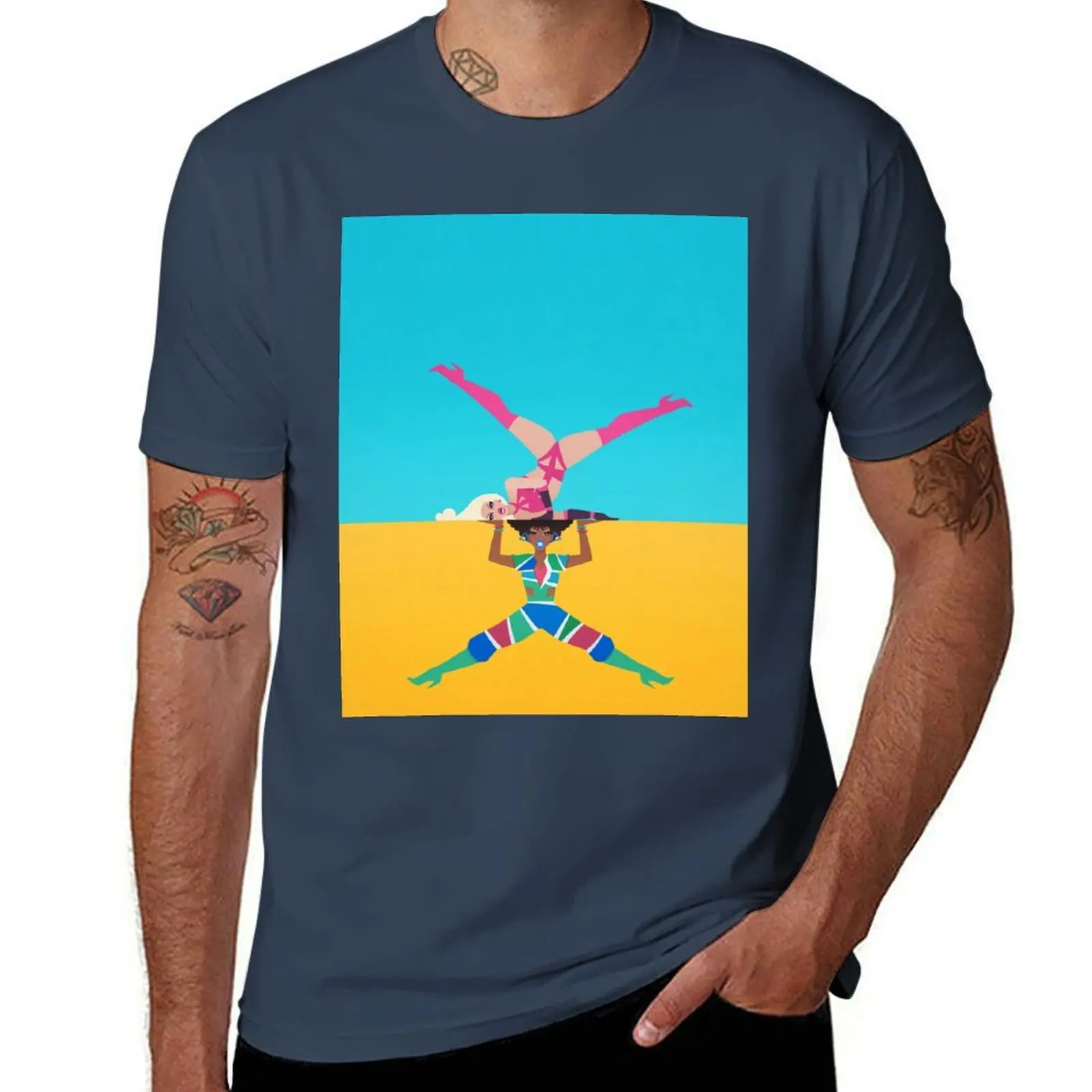 Double Shantay T-Shirt Work Utility Casual Tee Shirt