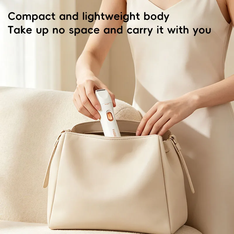 Women's Multi-functional Electric Shaver Portable Hair Trimmer for Underarms Nose Hairs Eyebrows And Private Area Hair Removal