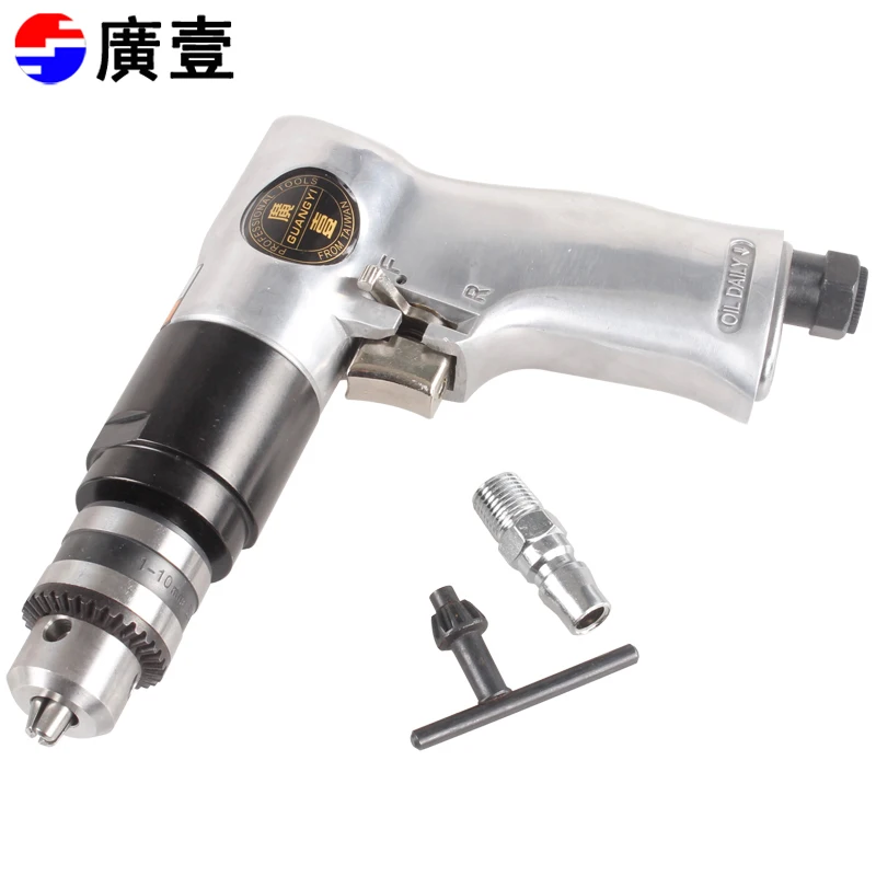 

Guangyi Guangyi Tool Air Drill with Forward and Reverse Rotation Pneumatic Handgun Drill Air Gun Drill 10mm Air Drill 3/8"