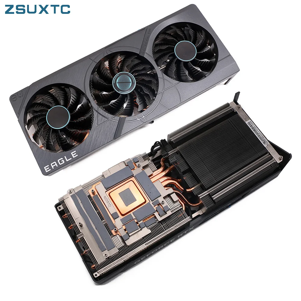 New Cooling radiator Fan F​or GIGABYTE GeForce RTX 4070 Ti EAGLE OC Video Card Heatsink Original RTX4070Ti GPU