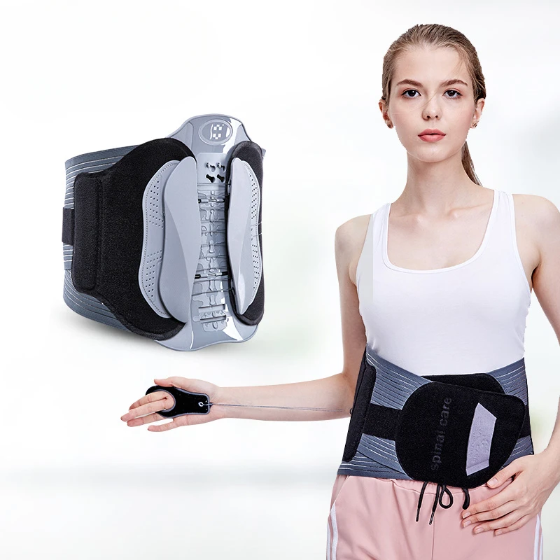 Alphay Elastic Ergonomic Spine Lumbar Back Support Belt With Removable Pad