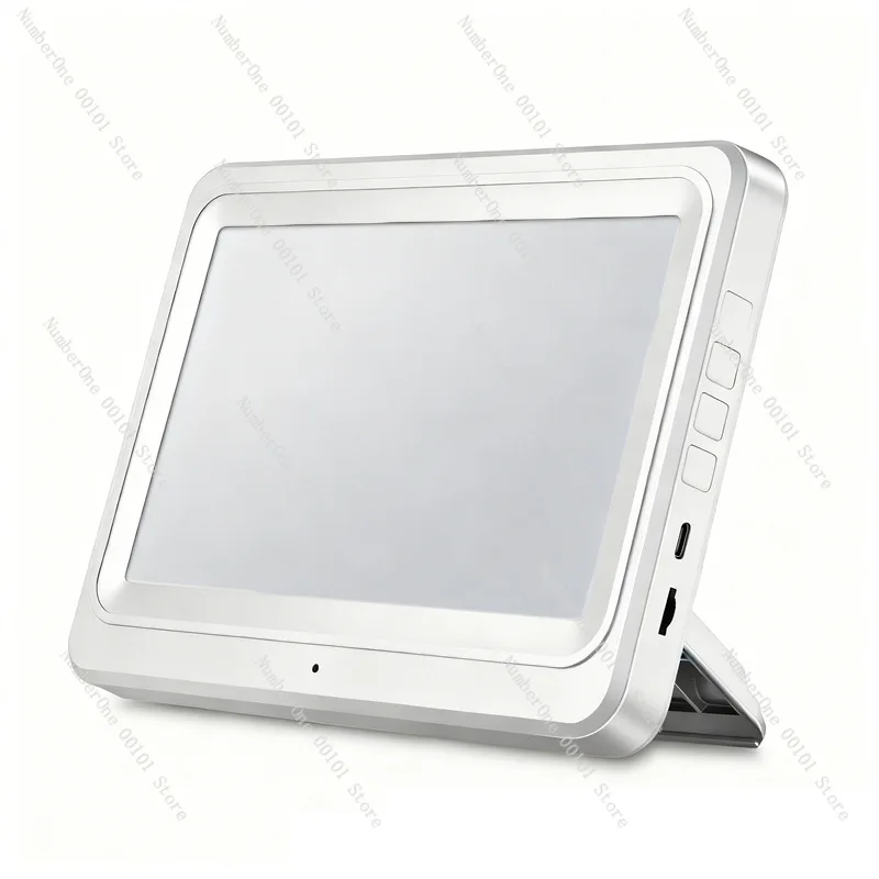 FAJ-113 Digital Table Clock LCD Display Perpetual Calendar Alarm Clock Black Gold Silver