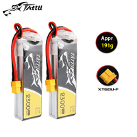 TATTU 11.1V 2300mAh 45C LiPo Battery For RC Helicopter Quadcopter FPV Racing Drone Parts With XT60 Plug 3S Battery