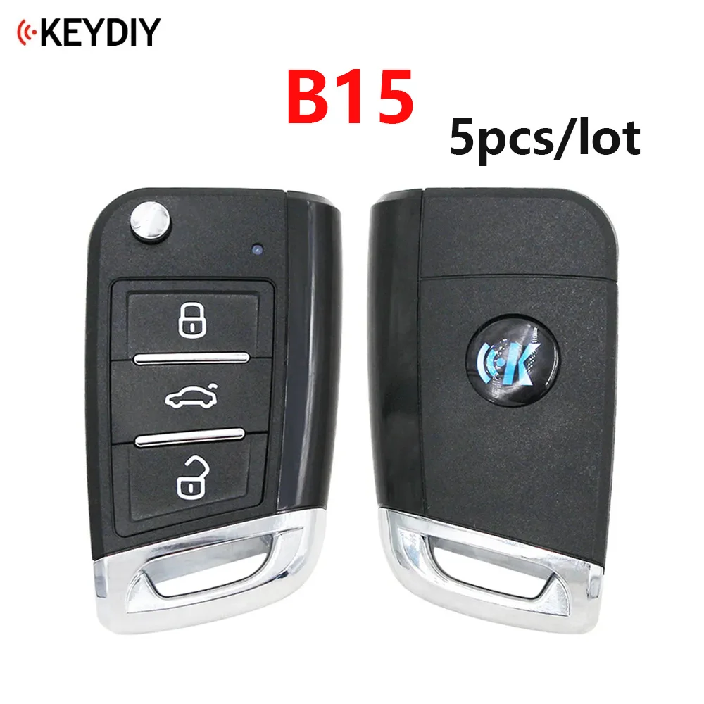 

5pcs/lot KEYDIY B Series B15 Universal KD Remote Control Car Key 3 Button for KD900+ URG200 KD-X2 Mini Tools for VW MQB Style