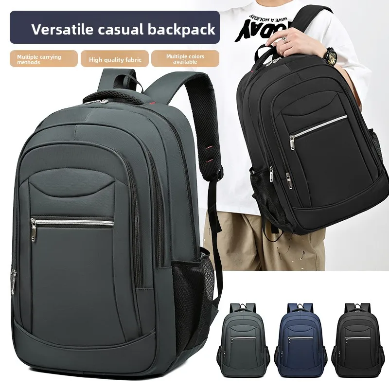 

European and American men's business computer bag Oxford student bag large-capacity casual fashion Joker backpack.