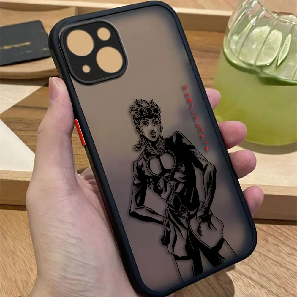 Comic JoJo's Bizarre Adventure Custodia per telefono opaca per Redmi NOTE 14 13 12 12S 11 11T 11S 10 10S 9T 9 9S 10X PRO PLUS TPU Custodia fai da te