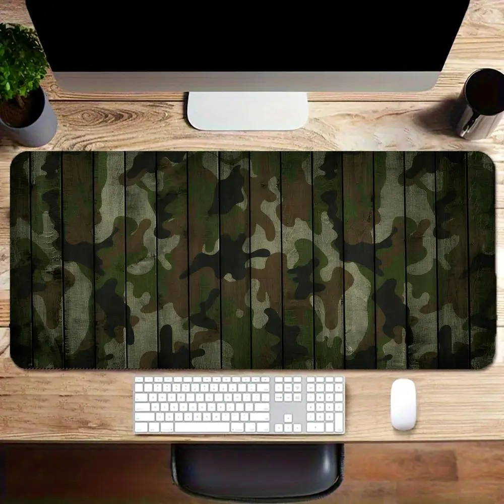 

Camouflage Mouse Pad Large Size Rubber Base Anti-slip PC Desk Accessories Mousepad for Offices and Gamer Keyboard Mats Decor Mat