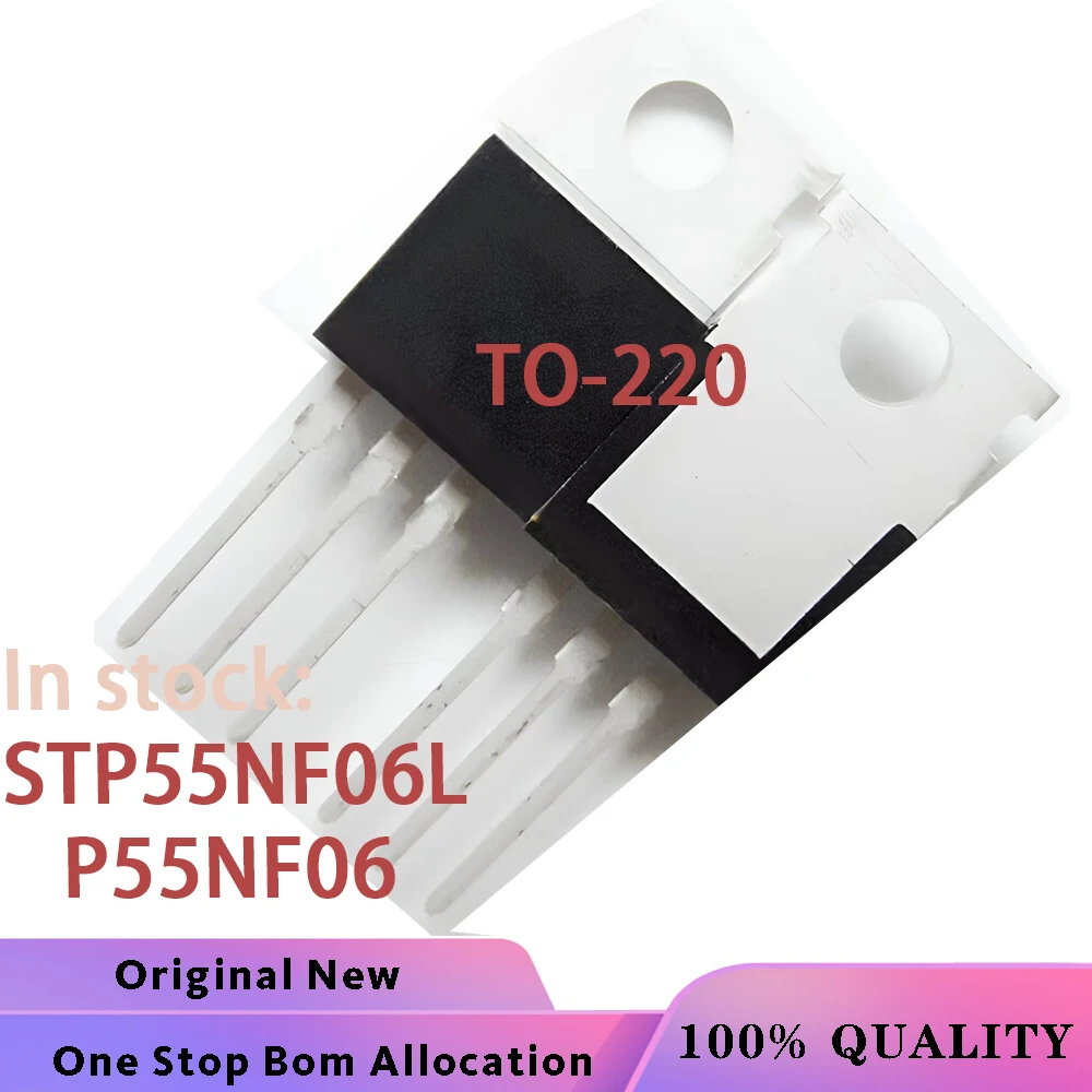 (50PCS) STP55NF06L STP55NF06 P55NF06L P55NF06 TO-220 Chipset