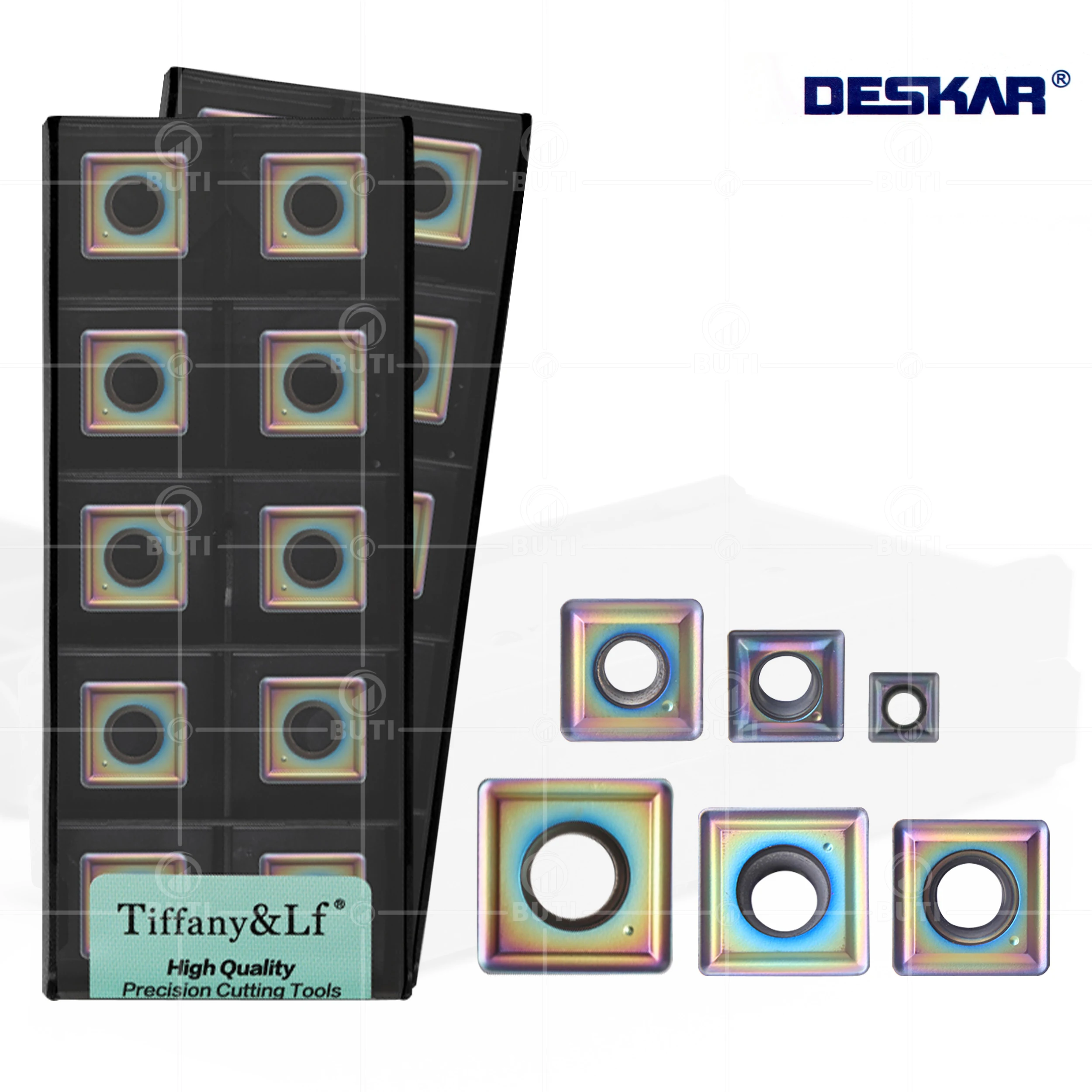 Deskar 100 Original Spmg050204 Spmg060204-tg Wcmx030208 Wcmt06t308 Wcmt050308-sf Tf618 Aço Temperado Torneamento Inserção Torno Ferramenta