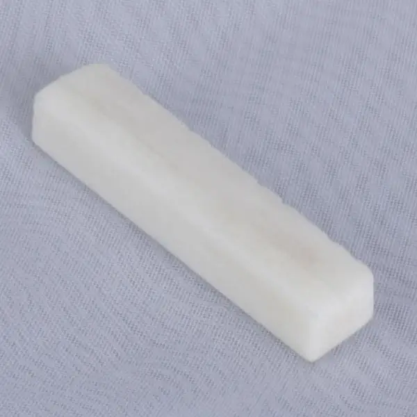 Nut de Osso Natural para Mandolim, com Ranhuras, para Instrumentos de Oito Cordas, Nut de Substituição para Configuração de Cordas de Mandolim