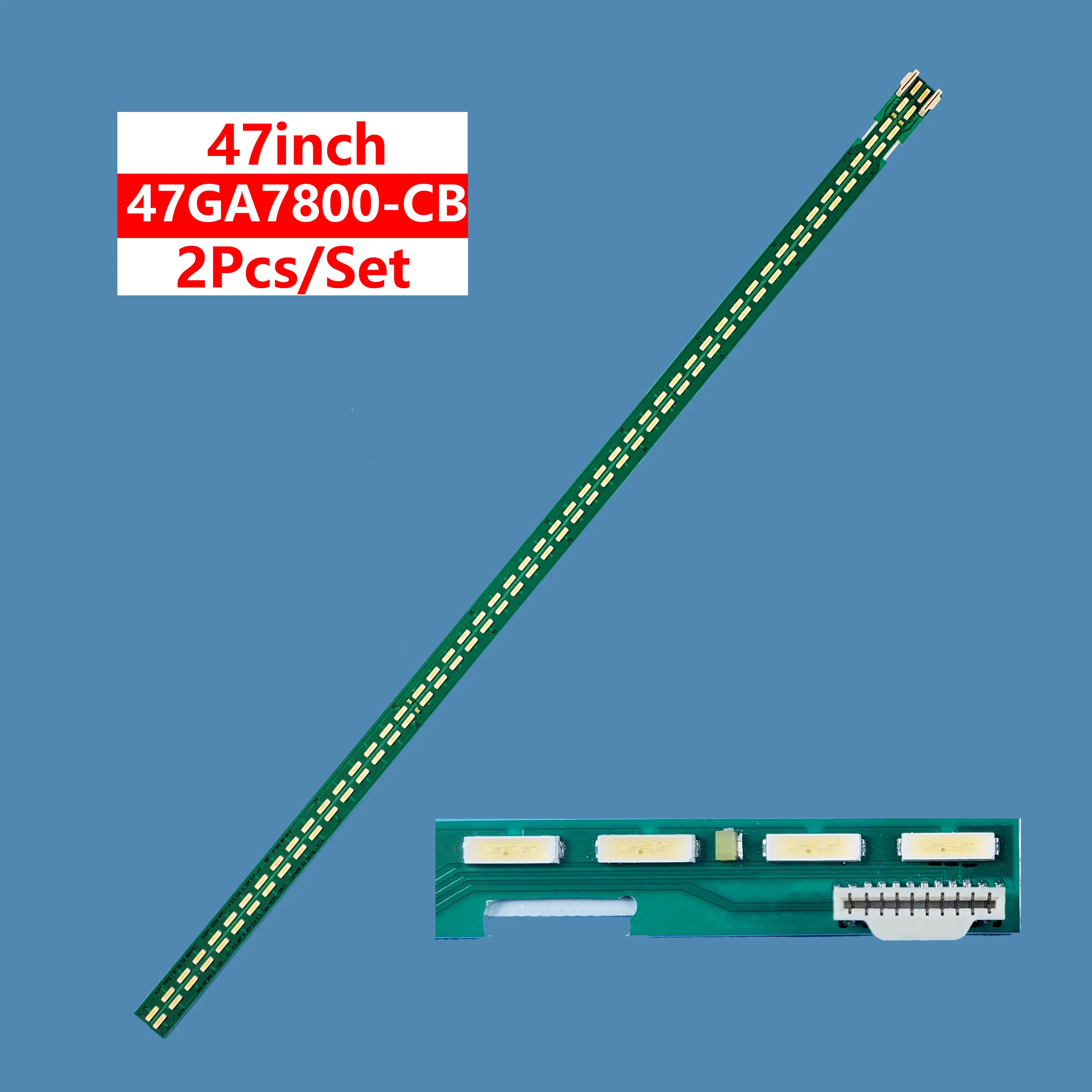 LED bar backlight 47 V13 ART TV REV 0.6 6 LR-Type For LED-47X600D TV backlight strips lights