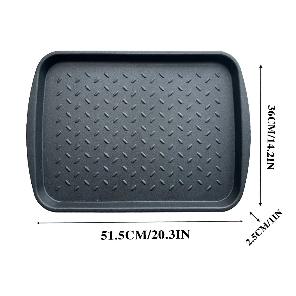 Waterproof Plastic Shoe Tray Mat For Muddy Boots Utility Floor Protector Garden Home Entryway Storage Organizer