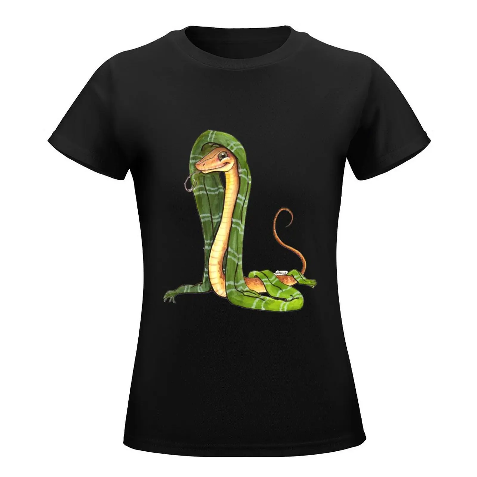 Snake House Mascot T-Shirt plus size tops female Female clothing Women clothes