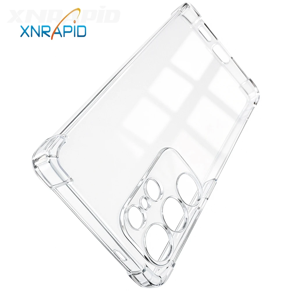 Airbag Shockproof Case For Samsung Galaxy S25 Ultra Plus S25ultra Edge S25FE FE Clear Silicone Ultra Thin Shell Anti-Shock Cover