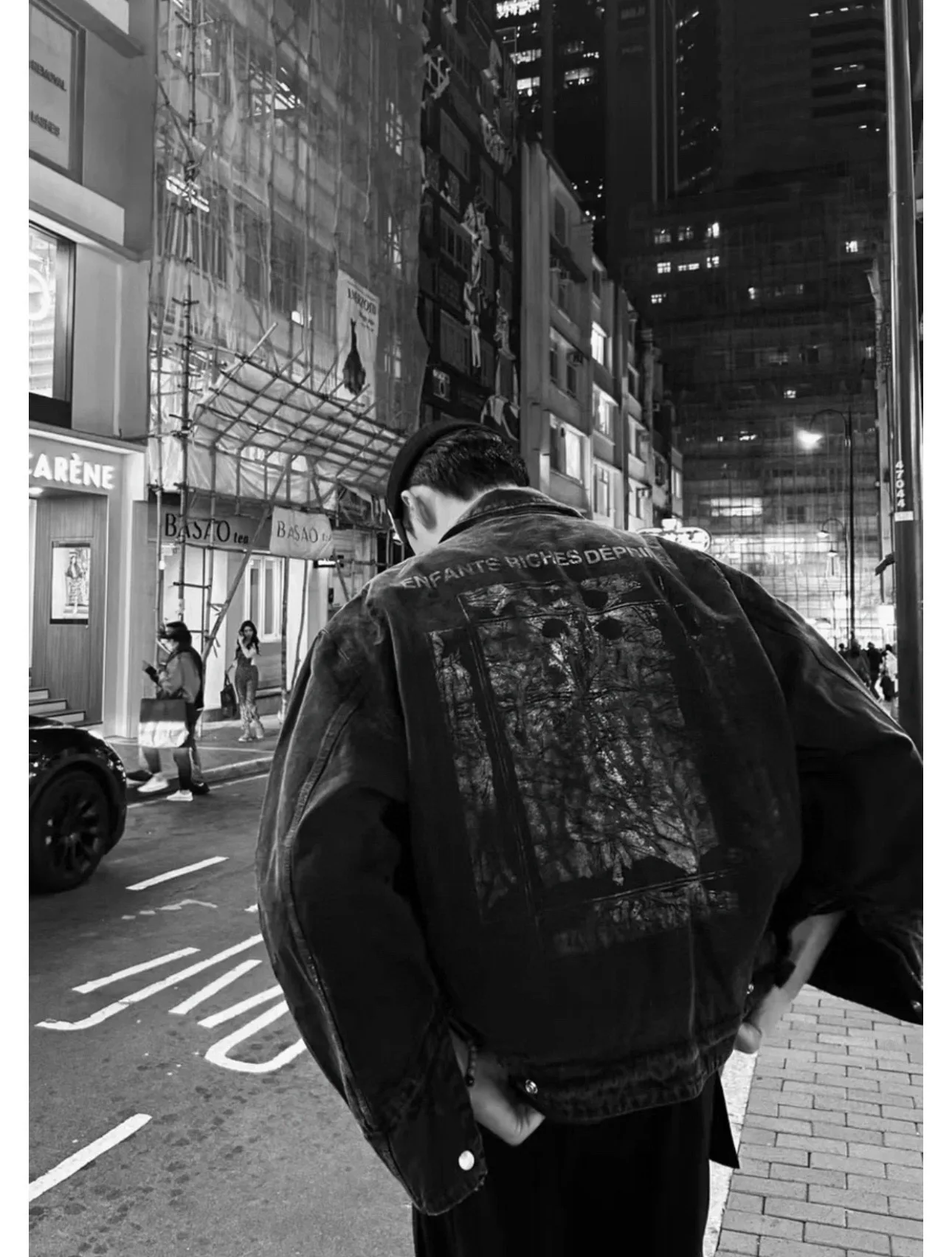 

Heavyweight 500g Depred Rich Second Generation Detroit Collar Canvas Distred Denim Jaet Trendy Youth Loose Fit Long S...