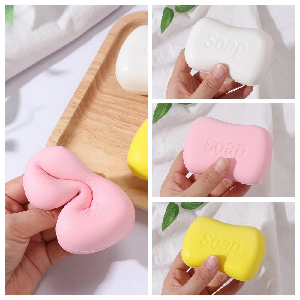Creative Soap Squeeze Super Soft Anxiety Relief Soap Squishy Comfortable Funny Slow Rebound Fidget Children's Gifts image 3