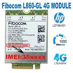 L860-GL FDD-LTE TDD-LTE Cat16 4グラムモジュール4グラムsps # L27188-001 4グラムカードカードhpのノートパソコンのL860 X360 830G6 840G5 840G6 850G6 L27188