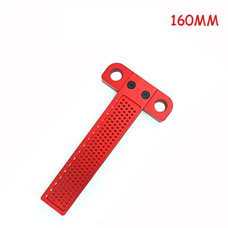 A74E-Woodworking Scriber T-Square Ruler Thoughtful Support Lips Architect Ruler Carpenter Work Layout And Measuring Tools