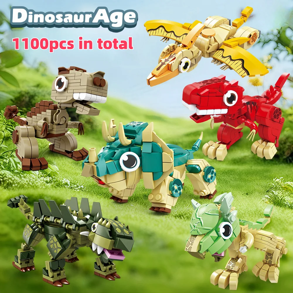 KNEW BUILT Pterosaur Dinosaur Fossil Building Block Toy-Gift voor verzamelaar, educatief STEM-speelgoed en woondecoratie, verjaardagscadeau voor jongens