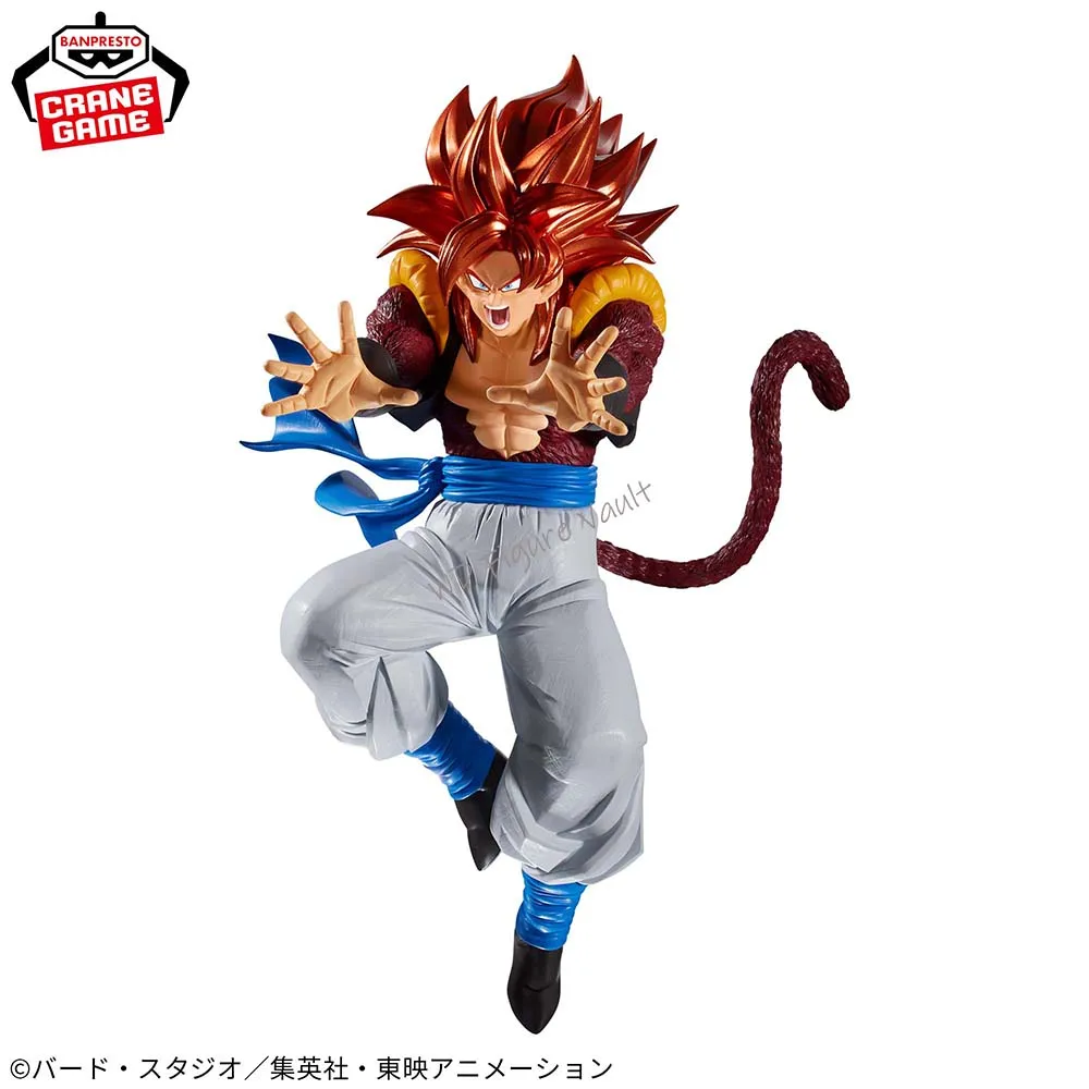 BANDAI BANPRESTO: Dragon Ball GT: Blood of Saiyans -Super Saiyan 4 Gogeta FiguraAnime Modelo Brinquedo em caixa genuíno
