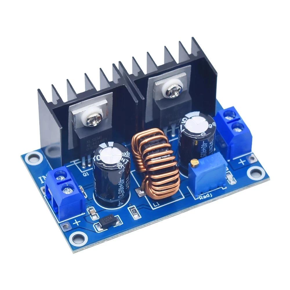 LED Voltmeter PWM Adjustable 4-36V To 1.25-36V Step-Down Board Module XL4016 8A 200W DC-DC Power drop Module