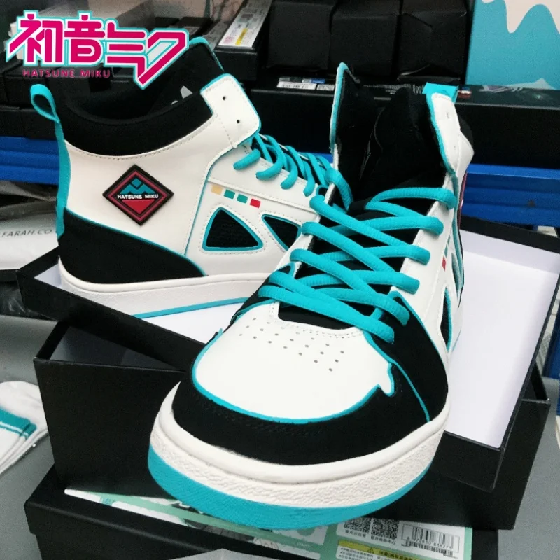 

Hatsune Miku Shoes For Men Vocaloid Cosplay Male Sneakers Women Tennis Sport Athletic Anime Figure Shoe Casual Shoes Xmas Gift