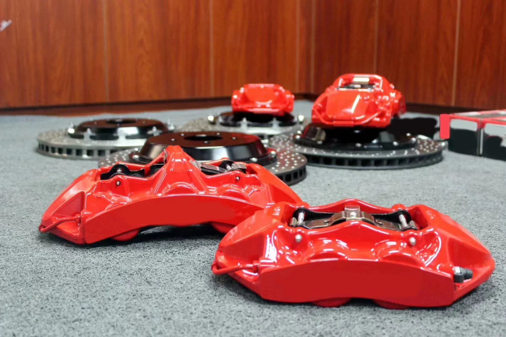 Modifizierter Racing Big Brake Kit Bremssattel 6-Topf GT6 GT4 Bremssättel